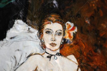 Painting titled "Reprod MANET, "Olym…" by Def, Original Artwork