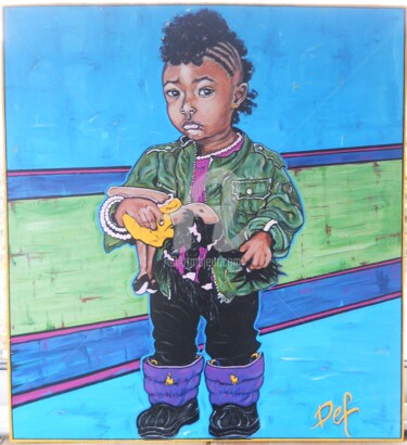 Painting titled "poupee.jpg" by Def, Original Artwork, Other