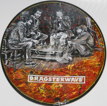 Painting titled "dragsterwave.jpg" by Def, Original Artwork