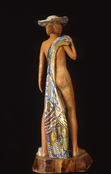 Sculpture titled "Venere" by Vincenzo De Filippis, Original Artwork, Terra cotta