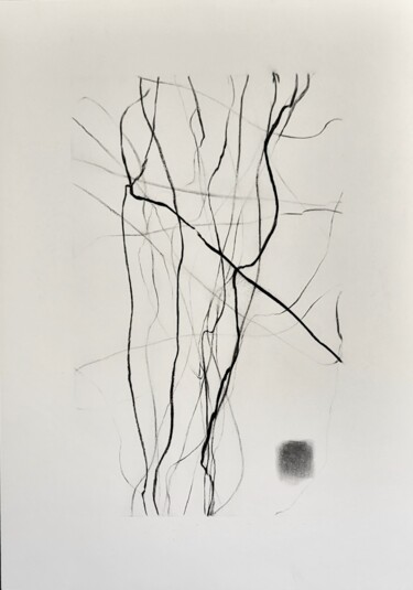 Drawing titled "Nerve" by Defne Alok, Original Artwork, Graphite
