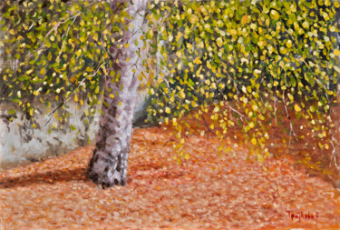 Картина под названием "Fall" - Dejan Trajkovic, Подлинное произведение искусства, Масло