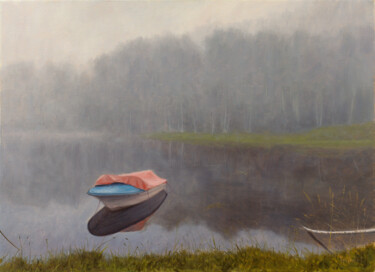 Painting titled "Solitude" by Dejan Trajkovic, Original Artwork, Oil
