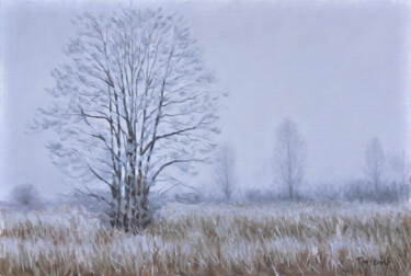 Peinture intitulée "The Fog" par Dejan Trajkovic, Œuvre d'art originale, Huile