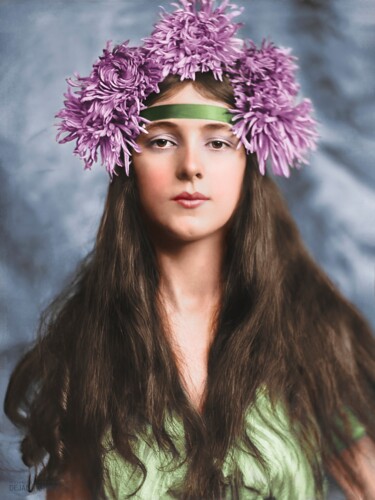 Photography titled "Evelyn Nesbit with…" by Dejan Travica, Original Artwork, Analog photography