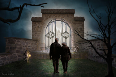 Photography titled "The Gate" by Dejan Travica, Original Artwork, Manipulated Photography
