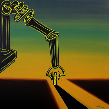 artificial intelligence I "artificial intellig…" başlıklı Tablo Dek tarafından, Orijinal sanat, Akrilik