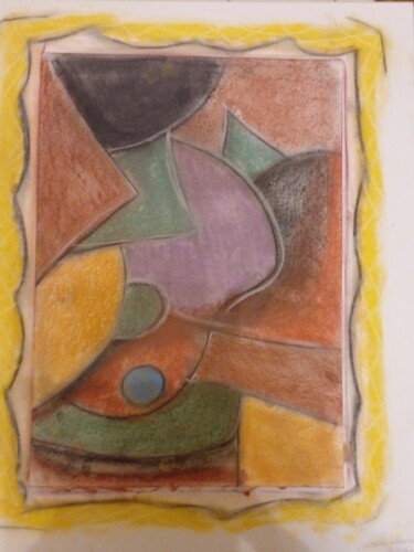 Peinture intitulée "Absteracto ventanal" par Beck Sol, Œuvre d'art originale, Stylo à bille