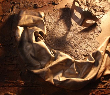 Peinture intitulée "Derrière le Masque" par Artedelph, Œuvre d'art originale, Bombe aérosol