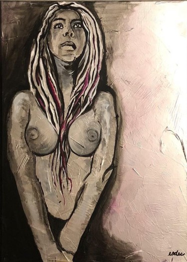 Painting titled "Candy" by Esdeeart, Original Artwork, Acrylic