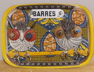 Sculpture titled "BARRÉS !" by Catherine Delaforge (KTY95), Original Artwork, Aluminium