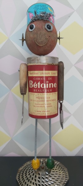 Скульптура под названием "UN BON PETIT SOLDAT…" - Catherine Delaforge (KTY95), Подлинное произведение искусства, Алюминий