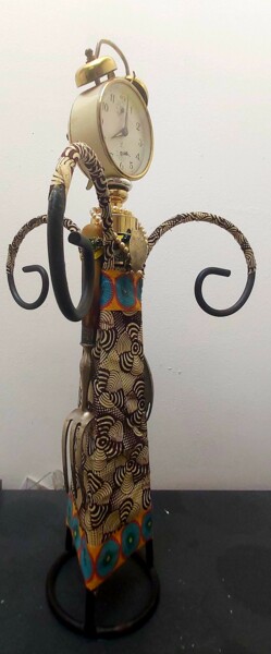 Sculpture titled "LA REINE DE SABA" by Catherine Delaforge (KTY95), Original Artwork, Metals