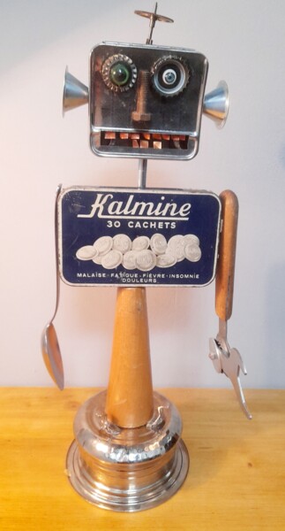 Sculpture titled "KALMINE" by Catherine Delaforge (KTY95), Original Artwork, Wood