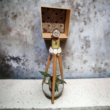 Sculpture titled "PLEIN LE DOS !" by Catherine Delaforge (KTY95), Original Artwork, Wood