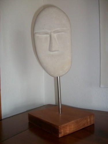 Sculpture titled "INTEMPORELLE" by Joel Delafosse, Original Artwork, Stone