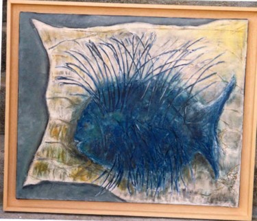 Peinture intitulée "mystere poisson" par Joel Delafosse, Œuvre d'art originale