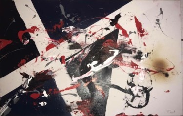 Картина под названием "« Hurt bird »" - Πpaul, Подлинное произведение искусства, Акрил
