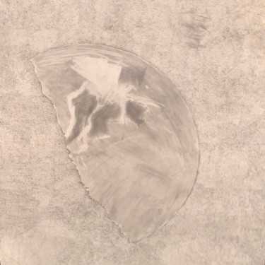 Desenho intitulada "« Moon »" por Ppaul, Obras de arte originais, Tinta