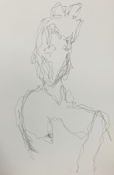 Dessin intitulée "« Portrait of a gir…" par Ppaul, Œuvre d'art originale, Crayon
