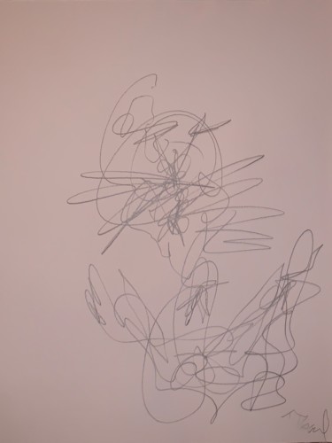 Drawing titled "« Esquisse no. 3 »" by Ppaul, Original Artwork, Conté