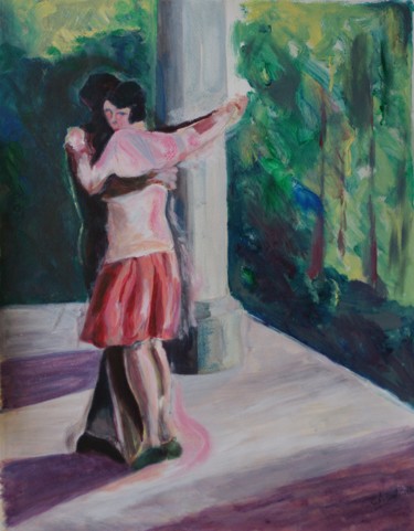 Peinture intitulée "Tango" par Christian Delavelle, Œuvre d'art originale, Acrylique