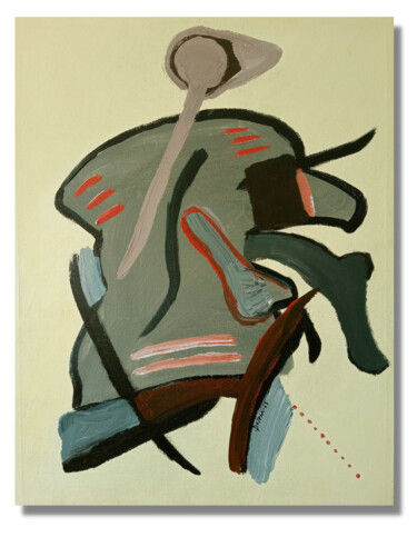 Pintura titulada "Abstract V" por Delena, Obra de arte original, Acrílico Montado en Bastidor de camilla de madera