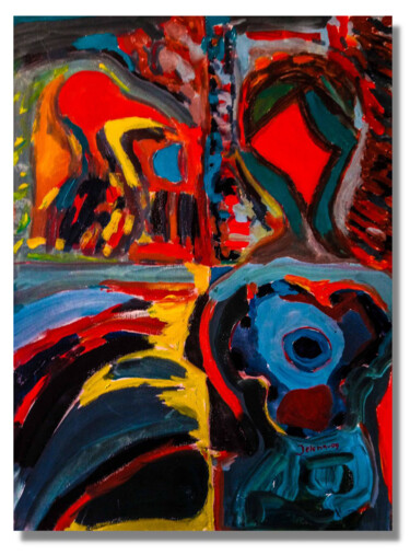 Malerei mit dem Titel "Abstract VIII" von Delena, Original-Kunstwerk, Acryl