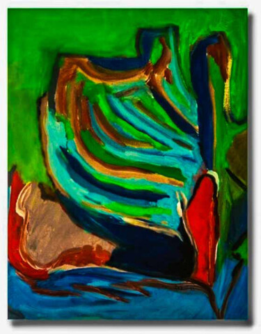 Картина под названием "Delena 4" - Delena, Подлинное произведение искусства, Акрил Установлен на Деревянная рама для носилок