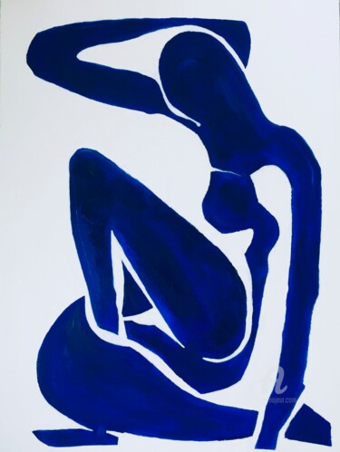 Painting titled "MATISSE 52" by Fabrice Delfavero, Original Artwork, Oil