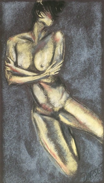 Painting titled "Aberite" by Delphine Orset Guerry, Original Artwork, Pastel