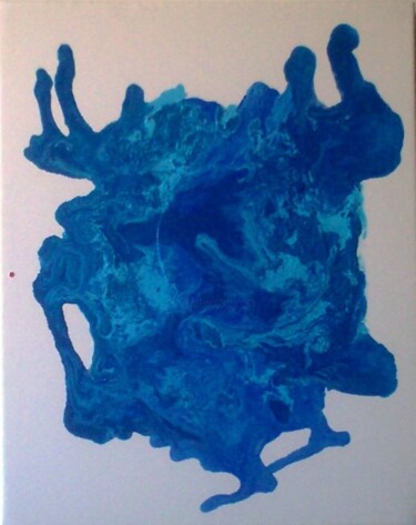 Pintura intitulada "OCEANOS" por Delfina Mendonça, Obras de arte originais