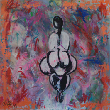 Malerei mit dem Titel "Venus" von Delfina Petkow, Original-Kunstwerk, Acryl