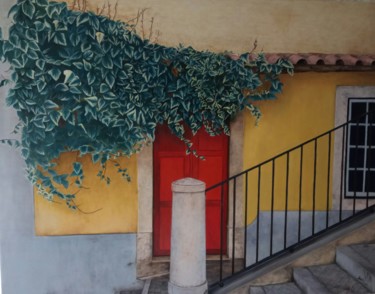 Painting titled "LISBOA" by Delia Maria Delgado Garcia, Original Artwork, Oil