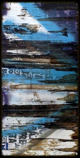 Pintura intitulada "ultima-spiaggia" por Delirio :D, Obras de arte originais, Tinta spray