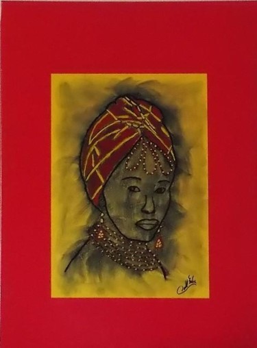 Peinture intitulée "Lady" par Georges Dell Erba, Œuvre d'art originale