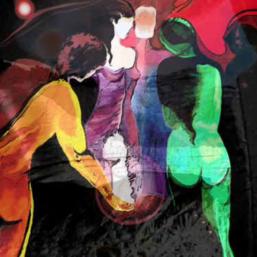 Arts numériques intitulée "1- Murmurs in Sonata" par Atelier- Galerie Delma Godoy Godoy, Œuvre d'art originale