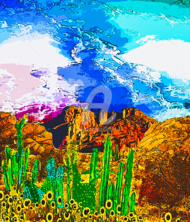 Digital Arts titled "Nature" by Delmv, Original Artwork, Digital Painting