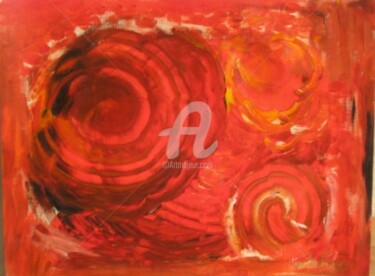 Painting titled "Mignonne, allons vo…" by Delny, Original Artwork, Oil