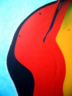 Painting titled "detail 44" by Delphine Bernard, Original Artwork