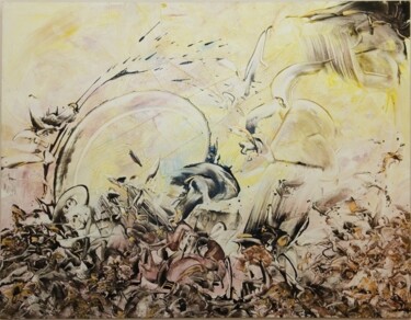 Peinture intitulée "Uprising" par Delphine Bernard, Œuvre d'art originale