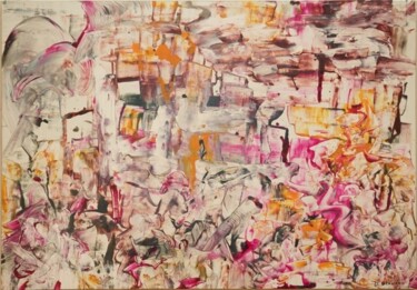 Painting titled "Antananarivo" by Delphine Bernard, Original Artwork