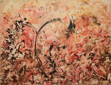 Painting titled "Fresco 11" by Delphine Bernard, Original Artwork
