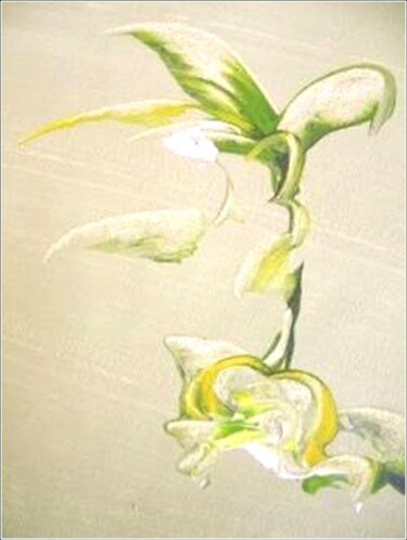 Painting titled "Springy 08" by Delphine Bernard, Original Artwork