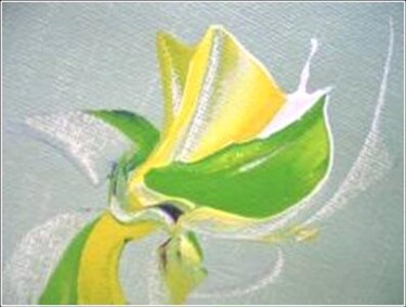 Painting titled "Springy 10" by Delphine Bernard, Original Artwork