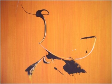 Painting titled "Flamenco 08" by Delphine Bernard, Original Artwork