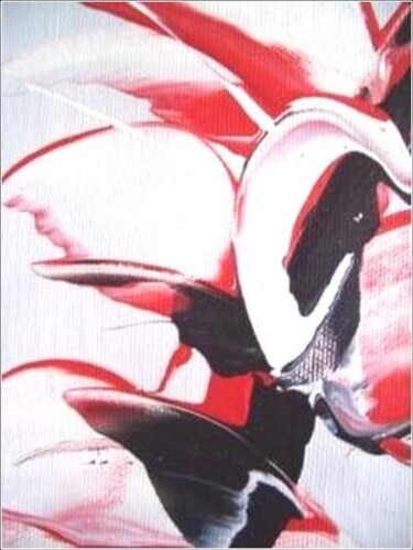 Painting titled "Orchid 02" by Delphine Bernard, Original Artwork