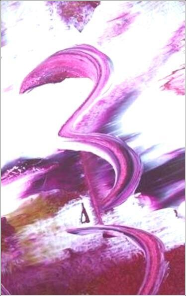Painting titled "Orchid 03" by Delphine Bernard, Original Artwork