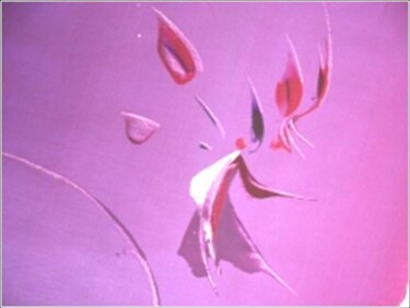 Painting titled "Orchid 11" by Delphine Bernard, Original Artwork