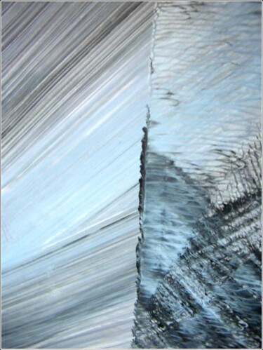 Painting titled "Wave 07" by Delphine Bernard, Original Artwork